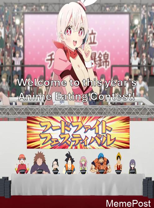 Title: Epic Anime Eating Contest: Hilarious Moments, Fan Favorites, and Ultimate Challenges Unleashe