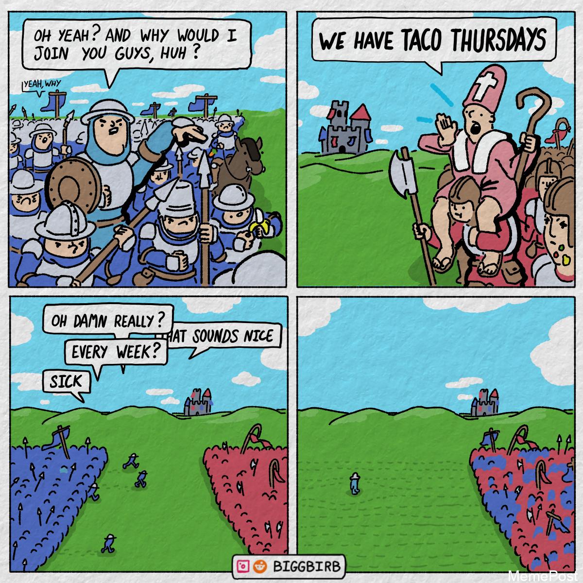 Make friends, not war. (oc)