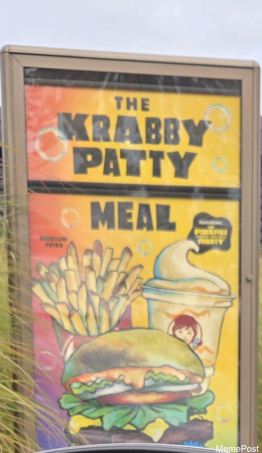 The Bun and Fries on Wendy's New Krabby Patty Promo Appear Moldy – Fast Food Looks Unappetizing!