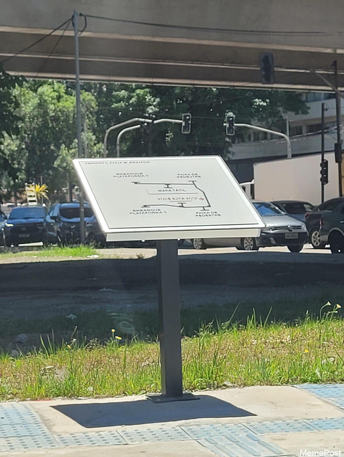 Yes, make a tactile map without sun protection—because burnt fingers won't be a problem, right?
